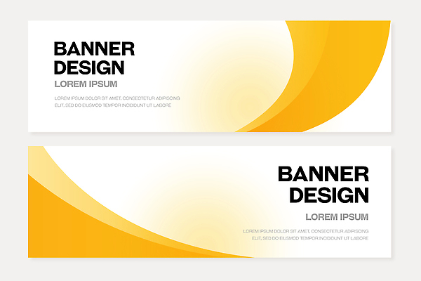 템플릿 디자인 배너 배너템플릿 가로배너 백그라운드 곡선 텍스트 그래픽 노란색 디지털 알림 이미지 예시 웹배너 AI파일 선 컬러 웹템플릿 가로 파일형식 벡터