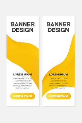 템플릿 디자인 배너 배너템플릿 세로배너 텍스트 그래픽 노란색 정보 표현 제조 배열 알림 상업 내용 마케팅 웹배너 AI파일 컬러 웹템플릿 세로 파일형식 벡터