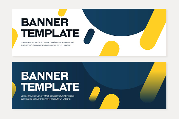 모양 템플릿 디자인 배너 배너템플릿 가로배너 예술 컬러 그래픽 노란색 정보 작업 전달 웹배너 AI파일 웹템플릿 가로 파일형식 벡터