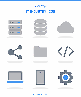 도형 아이콘 기호 산업 기술 정보기술 스마트폰 컴퓨터 네트워크 시스템 클라우드서비스 데이터베이스 서버 소프트웨어 하드웨어 2D아이콘 AI파일 문자 전자제품 핸드폰 스마트기기 서비스 파일형식 벡터
