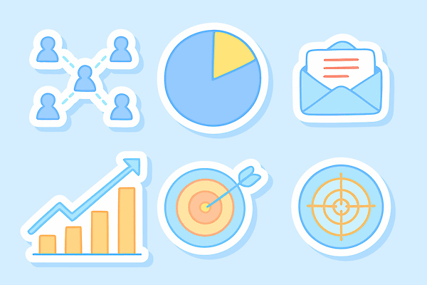 아이콘 비즈니스 통계 커뮤니케이션 사람 그래픽 자료 정보 성장 이메일 목표 분석 소통 서류판 2D아이콘 AI파일 컨셉 사무용품 파일형식 벡터