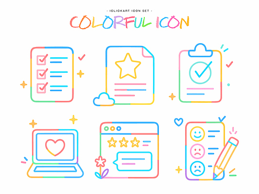 디자인 컬러 일러스트 사랑 일상 컴퓨터 공책 결과 심볼 평가 목록 체크리스트 스타일 국내일러스트 AI파일 감정 컨셉 문구용품 라이프 전자제품 파일형식 벡터