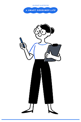 일러스트 아이디어 직장 실험 관리 사람 생활 펜 정보 도구 관찰 기록 메모지 사무 소비 계획 고객 스마트 분석 정리 서류판 국내일러스트 AI파일 컨셉 회사 모션 필기구 사무용품 업무 파일형식 벡터