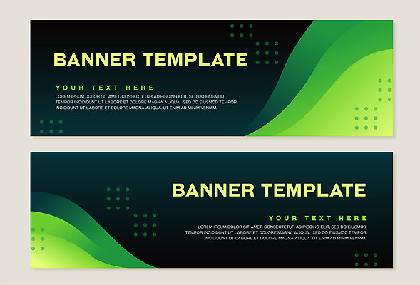 템플릿 편집 디자인 배너 배너템플릿 가로배너 컬러 곡선 텍스트 그래픽 초록색 스크린 모던 다운로드 예시 창작 AI파일 선 가로 파일형식 벡터