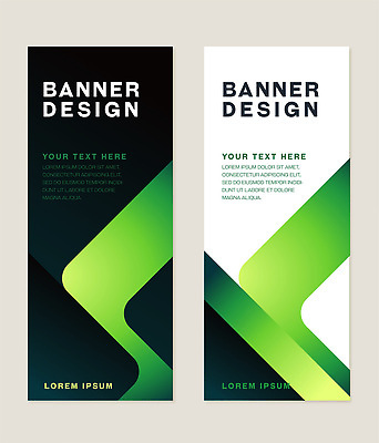 템플릿 디자인 배너 배너템플릿 세로배너 컬러 텍스트 그래픽 초록색 전시 신선 알림 모던 구성 단순화된 마케팅 사용자 AI파일 세로 파일형식 벡터