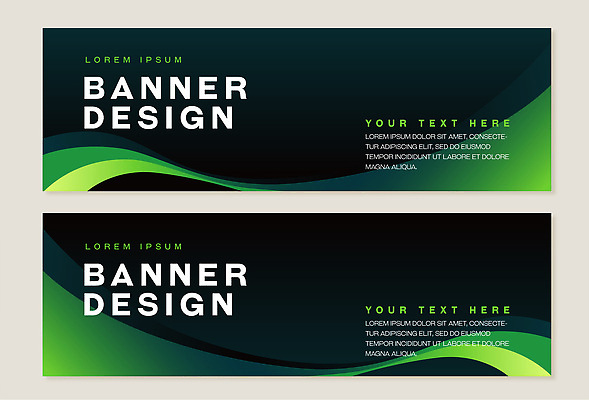 모양 템플릿 디자인 배너 배너템플릿 가로배너 컬러 곡선 그래픽 초록색 디지털 작업 모던 색채 예시 창의성 AI파일 선 가로 파일형식 벡터