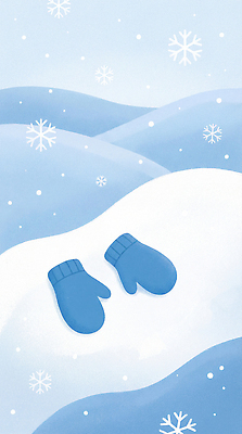 JPG 나무 동물 손 장갑 신발 겨울 일러스트 자연 하늘 바람 날씨 산 주택 풍경 파란색 외투 흰색 눈 눈송이 차가움 국내일러스트 AI일러스트 AI콘텐츠 자연요소 식물 잡화 계절 컬러 상의 눈_날씨 건물 신체부위 생태계 파일형식