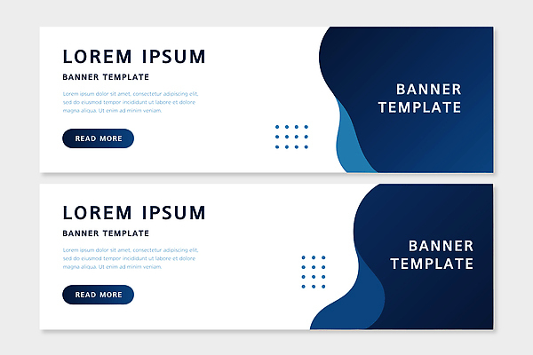 모양 템플릿 디자인 배너 배너템플릿 가로배너 컬러 텍스트 버튼 파란색 스크린 전시 흰색 남색 알림 직사각형 예시 AI파일 도형 가로 파일형식 벡터