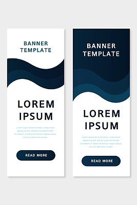 템플릿 디자인 배너 배너템플릿 세로배너 컬러 표시 그래픽 파란색 홈페이지 디지털 정보 흰색 남색 클릭 마케팅 사용자 AI파일 세로 파일형식 벡터