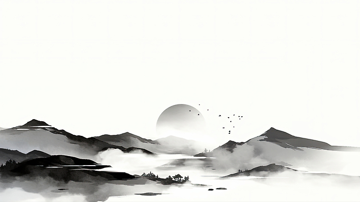 여행 일러스트 자연 조류 하늘 바람 산 거리 수묵화 풍경 물 눕기 햇빛 일몰 대기 원형 그림 조화 수평선 국내일러스트 AI파일 자연요소 도형 동물 모션 날씨 미술 태양 노을 생태계 파일형식 벡터