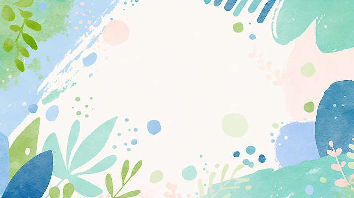 JPG 모양 도형 식물 디자인 예술 컬러 백그라운드 패턴 일러스트 자연 수채화 미술 그래픽 장식 초록색 파란색 공예 채색 창의성 보테니컬아트 국내일러스트 AI일러스트 AI콘텐츠 무늬 문화예술 취미 생태계 파일형식