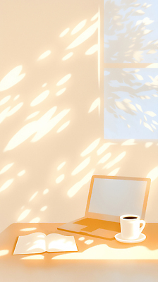 주간 식물 교육 음료 가구 농업 라이프 전자제품 태양 소리 냄새 파일형식 창문 빛 책상 노트북 커피 작업 학습 아침 방 책 일상 나무 그림자 수확 소음 향기 일러스트 국내일러스트 JPG 햇빛