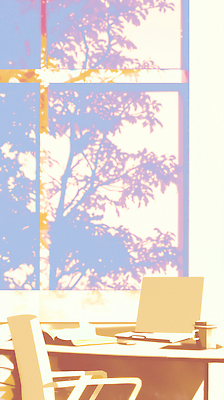 JPG 나무 일러스트 창문 자연 아침 실내 그림자 풍경 일상 노트북 빛 사무실 햇빛 공간 업무 사무 책상 조용 일과 국내일러스트 AI일러스트 AI콘텐츠 주간 식물 가구 비즈니스 내부 라이프 전자제품 태양 작업 생태계 파일형식