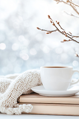 JPG 편집이미지 커피 음료 겨울 자연 탁자 휴식 조명 실내 따뜻함 책 독서 나뭇가지 분위기 편안함 장면 편집실사 AI포토 AI콘텐츠 나무 계절 가구 컨셉 내부 감각 CG 생태계 파일형식