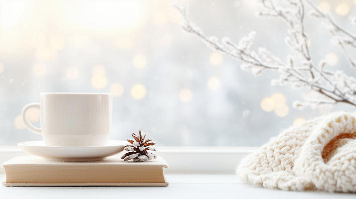 JPG 편집이미지 커피 겨울 자연 아침 휴식 잔 따뜻함 책 독서 햇빛 분위기 창가 오브젝트 털옷 편집실사 AI포토 AI콘텐츠 주간 식기 옷 계절 음료 컨셉 창문 태양 CG 생태계 파일형식