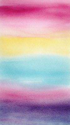 JPG 편집이미지 디자인 예술 분홍색 컬러 백그라운드 수채화 파란색 노란색 보라색 물감 붓 그림 그라데이션 색채 창작 편집실사 AI포토 AI콘텐츠 미술도구 CG 파일형식