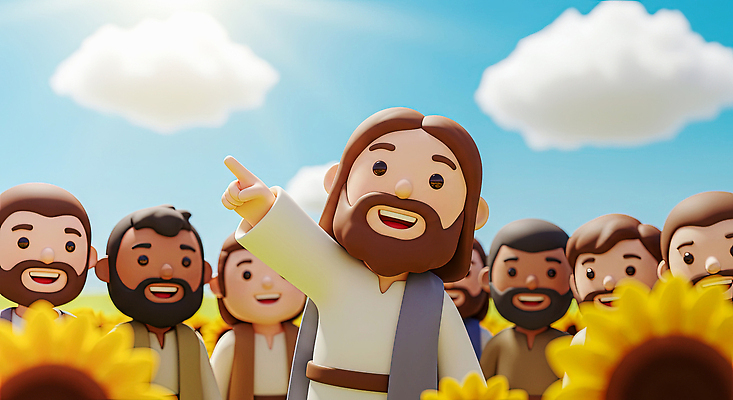 JPG 편집이미지 캐릭터 종교 자연 날씨 해바라기 대화 웃음 풍경 여러명 여름 농장 기쁨 즐거움 소통 공동체 편집3D AI컴퓨터그래픽 AI콘텐츠 계절 꽃 감정 다수 컨셉 농업 표정 말하기 사람 3D 생태계 파일형식