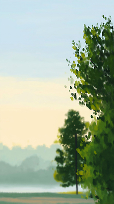 JPG 나무 잎 일러스트 자연 하늘 생명 아침 바람 날씨 거리 풍경 햇빛 일출 맑음 나뭇가지 숲 길가 국내일러스트 AI일러스트 AI콘텐츠 주간 자연요소 식물 태양 노을 생태계 파일형식