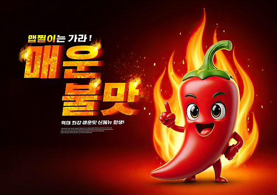 편집이미지 감정 농업 채소 불 표정 맛 파일형식 캐릭터 불꽃 장면 웃음 백그라운드 밝은색 찡그림 신선 농작물 생동감 상징 즐거움 이미지편집 PSD 고추 매움
