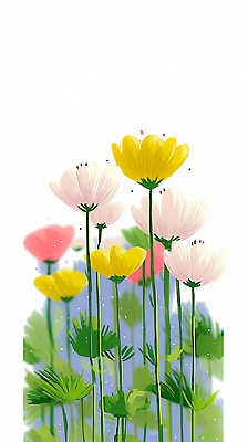 JPG 식물 꽃 행복 감정 컬러 꽃밭 일러스트 모션 자연 날씨 사람 풍경 환경 정원 감상 시간 뷰티풀 국내일러스트 AI일러스트 AI콘텐츠 생태계 파일형식