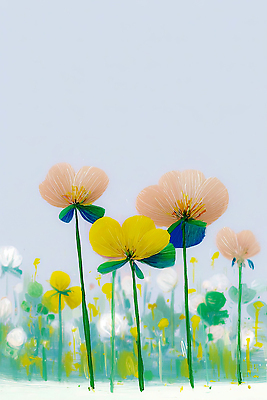 JPG 식물 공원 꽃잎 꽃 줄기 컬러 꽃밭 일러스트 자연 생명 잔디 여름 햇빛 환경 정원 성장 땅 뷰티풀 국내일러스트 AI일러스트 AI콘텐츠 계절 공공시설 태양 생태계 파일형식