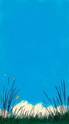 JPG 꽃 컬러 하늘색 일러스트 자연 하늘 바람 날씨 휴식 산 밝음 풍경 초원 여름 햇빛 맑음 만개 청명 국내일러스트 AI일러스트 AI콘텐츠 자연요소 식물 계절 컨셉 파란색 태양 생태계 파일형식