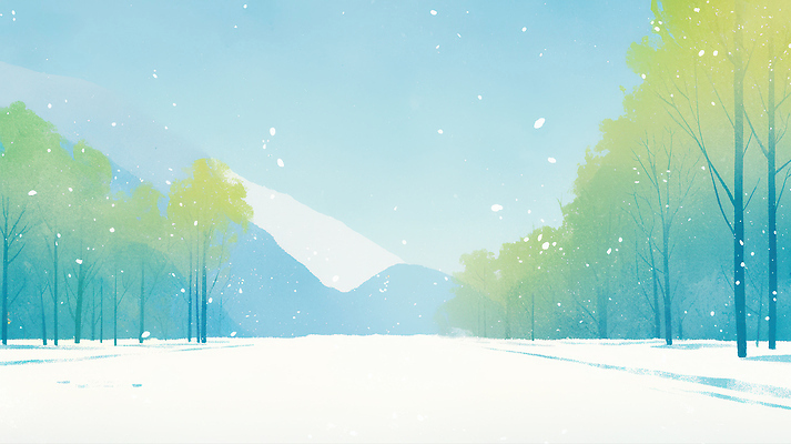 자연요소 식물 계절 길 날씨 그림 생태계 파일형식 겨울 산 마을 풍경 나무 하늘 조용 자연 산길 컬러 풍경화 바람 국내일러스트 일러스트 JPG