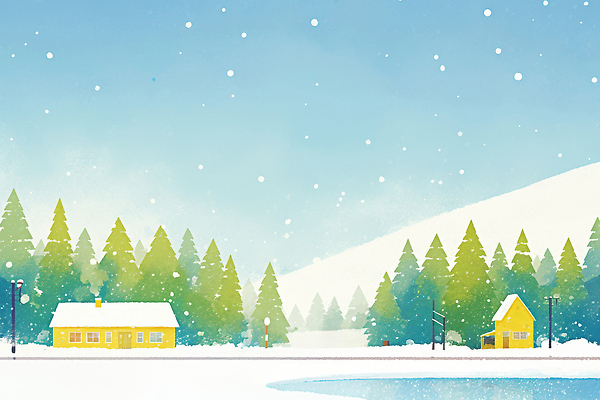 식물 계절 감정 산 건물 라이프 생태계 파일형식 겨울 마을 나무 풍경 자연 날씨 강 조용 즐거움 산속 일상 따뜻함 오브젝트 주택 거리 국내일러스트 일러스트 JPG