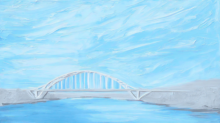 JPG 예술 이동 일러스트 자연 하늘 날씨 수채화 회화 사람 풍경 물 파란색 강 도시 수면 구조물 그림 조용 아크릴 경관 국내일러스트 AI일러스트 AI콘텐츠 자연요소 건축 컬러 컨셉 재질 말하기 생태계 파일형식