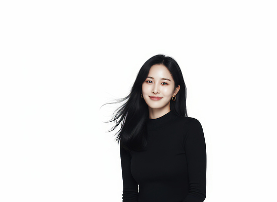 JPG 편집이미지 여자 감정 포즈 백그라운드 모션 바람 미소 웃음 머리카락 매력적 평면 의료성형뷰티 스타일 편집실사 AI인물포토 AI콘텐츠 자연요소 컨셉 날씨 표정 사람 머리 CG 파일형식 AI포토