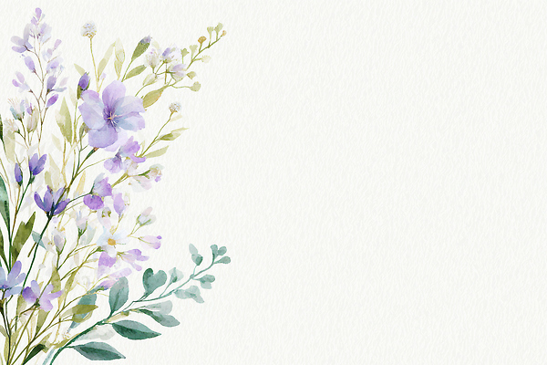 JPG 식물 디자인 꽃 백그라운드 잎 일러스트 자연 수채화 미술 취미 그래픽 장식 보라색 그림 드로잉 조화 뷰티풀 창작 국내일러스트 AI일러스트 AI콘텐츠 컬러 문화예술 생태계 파일형식