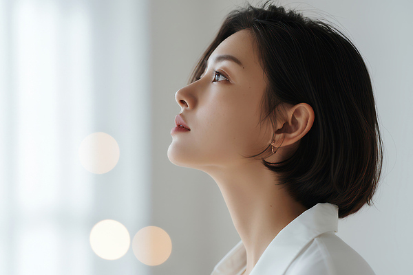 JPG 모델 편집이미지 창 포즈 생각 실내 여름 빛 고요 공간 시간 우아함 집중 뷰티풀 의료성형뷰티 스타일 편집실사 AI인물포토 AI콘텐츠 계절 무기 컨셉 내부 CG 파일형식 AI포토