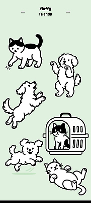 동물 컬러 컨셉 포유류 관계 모션 미술 반려동물 개 파일형식 벡터 강아지 고양이 그림 귀여움 달리기 서기 장난감 상자 흰색 검은색 털 친구 놀이 캐릭터 드로잉 장면 국내일러스트 일러스트 AI파일