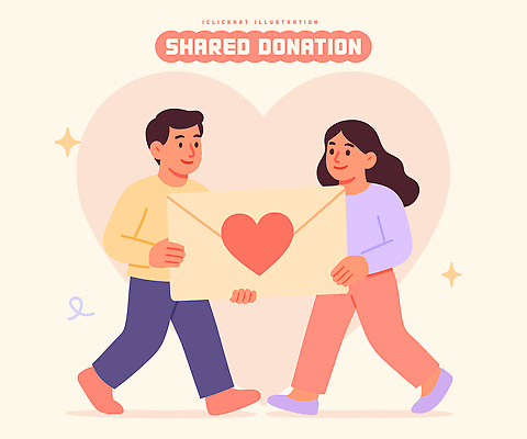 감정 컨셉 사람 봉사 도움 장기_의학 파일형식 벡터 기부 사랑 편지 남자 여자 나누기 모션 심장 자선 긍정 커뮤니티 협력 참여 친절 행복 기쁨 국내일러스트 일러스트 AI파일