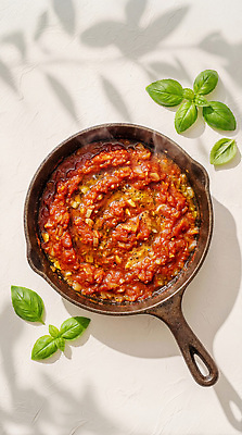 JPG 편집이미지 음식 토마토 재료 가정 요리 주방 식사 맛 준비 레시피 바질 끓이기 토마토파스타 편집실사 AI포토 AI콘텐츠 컨셉 채소 모션 파스타 CG 파일형식