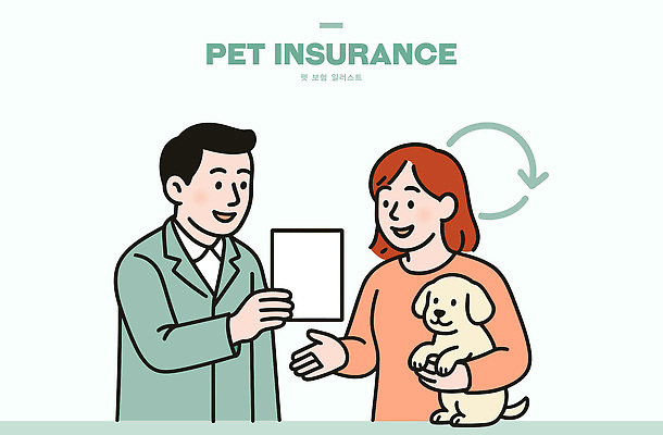 동물 컨셉 비즈니스 모션 말하기 반려동물 개 보험 파일형식 벡터 정보 사람 반려견 설명 대화 문서 거래 서비스 보호 계약 안전 필요 관계 상담 소통 가치 선택 지원 국내일러스트 일러스트 AI파일 동물보험