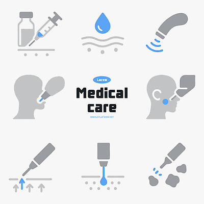 자연요소 컨셉 의학 의료기기 수술 파일형식 벡터 도구 주사기 물 검사_조사 치료 과정 건강 관리 오브젝트 사람 AI파일 성형수술 시술 일러스트 국내일러스트