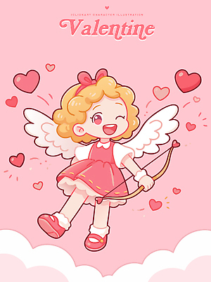 모양 캐릭터 감정 컨셉 데이이벤트 학용품 화살 표정 사람 이벤트 파일형식 벡터 발렌타인데이 사랑 천사 하트 아기 웃음 사랑의화살 귀여움 날개 어린이 선물 장식 파스텔 축제 기념일 화사함 마음 일러캐릭터 일러스트 AI파일