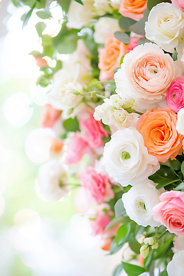 JPG 편집이미지 꽃 컬러 꽃다발 부케 결혼 자연 결혼식 이벤트 장식 장미 봄 꽃집 향기 화사함 조화 라넌큘러스 뷰티풀 플로리스트 편집실사 AI포토 AI콘텐츠 식물 직업 계절 컨셉 상점 CG 생태계 냄새 파일형식