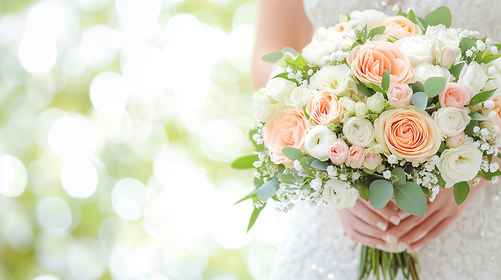 JPG 편집이미지 손 여자 꽃 행복 줄기 꽃다발 부케 결혼 백그라운드 결혼식 이벤트 빛 장미 봄 기쁨 편집실사 AI인물포토 AI콘텐츠 식물 계절 감정 사람 신체부위 CG 파일형식 AI포토