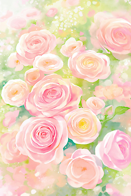 JPG 식물 꽃잎 꽃 컬러 꽃다발 일러스트 자연 생명 장식 햇빛 장미 정원 봄 오브젝트 원예 식물원 향기 정원가꾸기 뷰티풀 국내일러스트 AI일러스트 AI콘텐츠 계절 취미 태양 생태계 냄새 파일형식