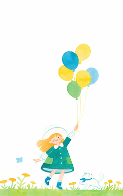 JPG 반려견 어린이 컬러 일러스트 모션 상상 자연 놀이 하늘 웃음 소녀 초원 취미 여름 봄 기쁨 자유 체험 즐거움 주말 풍선 신경 국내일러스트 AI일러스트 AI콘텐츠 계절 여자 감정 컨셉 표정 사람 반려동물 개 생태계 파일형식