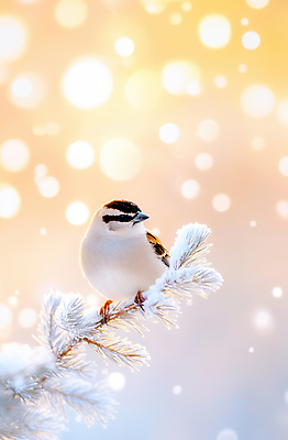 JPG 나무 동물 편집이미지 백그라운드 겨울 자연 조류 휴식 빛 나뭇가지 참새 장면 새소리 이미지편집 AI컴퓨터그래픽 AI콘텐츠 식물 계절 컨셉 생태계 파일형식