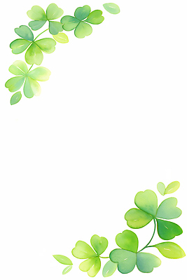 JPG 자연요소 식물 디자인 백그라운드 잎 무늬 일러스트 자연 생명 미술 장식 초록색 봄 감각 네잎클로버 클로버 그림 취향 국내일러스트 AI일러스트 AI콘텐츠 계절 컬러 문화예술 생태계 파일형식