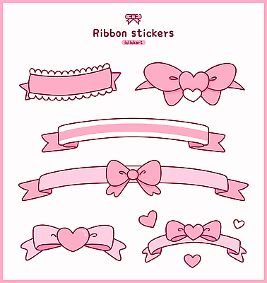 모양 감정 선 컬러 무늬 이벤트 파일형식 벡터 리본 스티커 분홍색 장식 디자인 하트 곡선 패턴 그래픽 예술 배너 사랑 선물 파티 낙서 국내일러스트 일러스트 AI파일