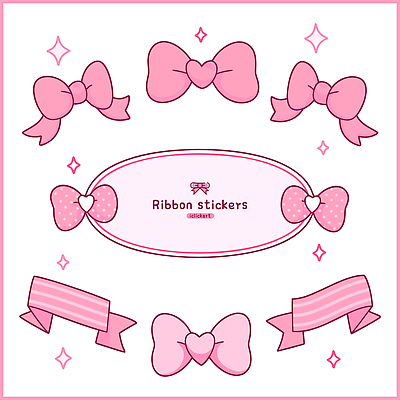 컬러 컨셉 취미 파일형식 벡터 리본 스티커 분홍색 디자인 장식 모양 스타일 무늬 백그라운드 꾸미기 선물 공예 그림 창작 개성 오브젝트 귀여움 장난감 국내일러스트 일러스트 AI파일