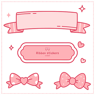 컬러 라벨 오브젝트 파일형식 벡터 리본 스티커 배너 디자인 분홍색 장식 그래픽 문구용품 장난감 그림 팬시 꾸미기 꼬리표 표현 선물 포장 국내일러스트 일러스트 AI파일