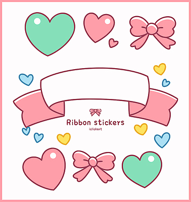 모양 물결 컬러 컨셉 무늬 허브 파일형식 벡터 리본 스티커 하트 디자인 장식 그래픽 그림 백그라운드 오브젝트 창의성 꾸미기 아이디어 분홍색 민트 노란색 물결무늬 국내일러스트 일러스트 AI파일