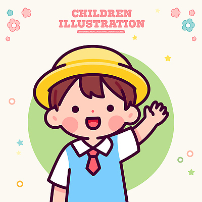 자연요소 식물 옷 교육 남자 감정 어린이 표정 사람 신체부위 예절 파일형식 벡터 그림 웃음 손 꽃 별 백그라운드 컬러 즐거움 놀이 학교 교복 소년 인사 캐릭터 국내일러스트 일러스트 AI파일 유치원복 유치원 유치원생