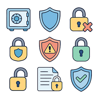 감정 컨셉 모션 안전 보안 파일형식 벡터 자물쇠 금고 경고 보호 자료 정보 잠금 수비 시스템 접근 위험 설계 관리 체크리스트 믿음 국내일러스트 일러스트 AI파일